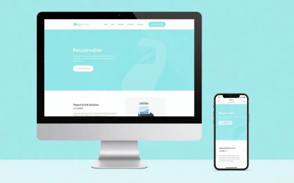 响应式页面与交互示意